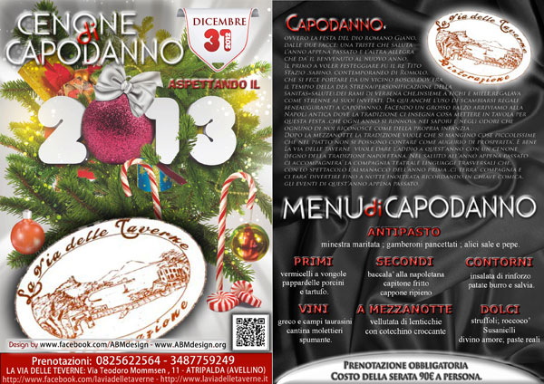 Cenone di Capodanno ad Atripalda (AV) - La Via delle Taverne Cenone di Capodanno ad Atripalda (AV) - La Via delle Taverne
