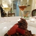 01/08/2014 - President di Pompei (NA) - A cena dall'Amico... - Dessert: Cioccolato estivo con sorbetto ai lamponi - fotografia di Luigi Farina 2014