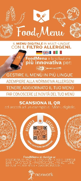 - - immagine in primo piano dell'Articolo: QRcode menù: Il QRcode per la ristorazione immagine in primo piano