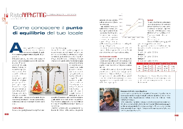 - - immagine in primo piano dell'Articolo: Come conoscere il punto di equilibrio del tuo locale immagine in primo piano