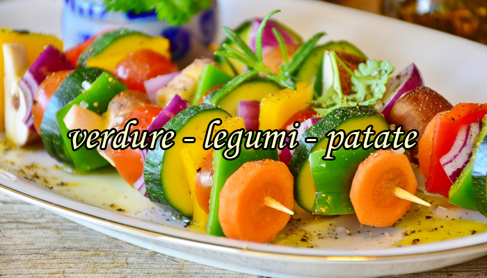 Verdure, legumi, patate Verdure, legumi, patate