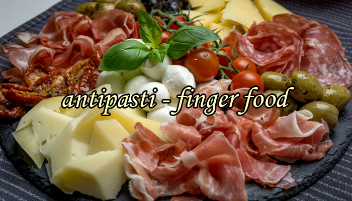 Le Ricette - antipasti, finger food Le Ricette - antipasti, finger food