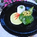 -Bocconcini di Pollo al Curry in Foglia di Lattuga con Salsa e Sart� di Riso Basmati - -