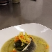 -Branzino - -Turbante di Branzino con nido di cicoriella su vellutata di zucchine alla scapece