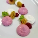 -Cheesecake salata bigusto con gel� di raparossa, porro grigliato e spugna di prezzemolo - -