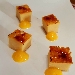 -Confetti di migliaccio caramellati con gel�e d'arancia - -