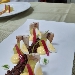 -Crema uovo e zenzero anguilla fum� cipolla candita con terra al cacao - -