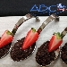 -Crumble salato con couli di fragole - -