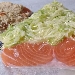-Filetto di salmone con capelli d'angelo al lime - -