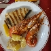 -Gamberoni in sella si pesce spada - -Hotel Tramonto d'oro - Forio d'Ischia - Ferragosto 2019