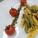 -Garganelli con speck e polvere di pane aromatizzato al limone - -
