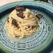 -Linguine con bottarga e mosciame di tonno  - -