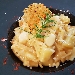 -Pasta e patate con cialda di Parmigiano - -
