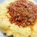 -Polenta con rag� di salsiccia alla sulcitana - -