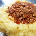 -Polenta con rag� di salsiccia alla sulcitana - -