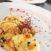 -Raviolo di pesce azzurro,cernia bianca,granella di liquirizia,
Filigrana di peperoncino dolce - -