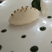 -Ricotta al propoli e miele con clorofilla di spinaci - -