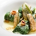 -Strangolapreti farciti con spinaci in tempura - -Piatto 'cult' della tradizione trentina. 
