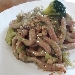  Trenette di barbabietole,broccoletti, gorgonzola  dolce e nocciole  tostate  - -