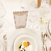 -Uovo cotto a 65� con crema di fave secche, cicoria selvatica, spuma di ricotta salata e polvere di tarallo - -