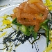 -insalatina di seppie cob julienne di verdure su due salsa - -