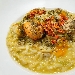 -risotto, frutti di mare totanetti e zucca candita - Ricercare, sperimentare e provare