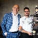 Attilio Albachiara e Francesco Martucci premiano Giacomo Garau - -