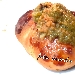 Calzone con condimento di sarde - -