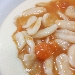 Cavatelli con zucca serviti su crema di porro - -