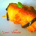 Fettuccine con mentuccia, scamorza affumicata, e rag� di ortaggi con cannolo di melanzane.  - -