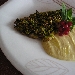 Filetto di dentice con pistacchi di Bronte su passatine di  - -