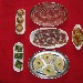 Alcuni antipasti - crespelle ai funghi porcini,insalata di patate,manzo affumicato in carpaccio,frittatine con ricotta di capra,vol au vent al pasticcio di stoccafisso