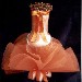 Bicchiere con sale colorato (arancio) - Laura Siena di Roma - http://www.spaghettitaliani.com/Rubriche/DiventiamoArtisti.html
