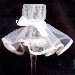 Bicchiere ornamentale bianco - Laura Siena di Roma - http://www.spaghettitaliani.com/Rubriche/DiventiamoArtisti.html