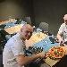 Francesco Di Ceglie a dx e Fabio Russo a sx con la loro pizza - -