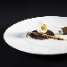 Gelato al pecorino dei Monti Sibillini con gelatina di grappa di Verdicchio e semi di canapa caramellati della Vallesina - -