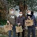 I sacchi di juta che contengono il caff� crudo Borbone diventano shopper e un'opportunut� di lavoro per i ragazzi di Exodus Tursi di Don Mazzi - -