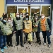 I volontari della Colletta Nazionale svolta dal Banco Alimentare con l'Arcivescovo di Salerno mons. Andrea Bellandi - -