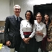 Il console generale a New York Francesco Genuardi, la giornalista Rula Jebreal, la chef Bonetta dell'Oglio, le due viceconsoli - -