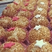 Il dolce di Maradona - Bign� di pasta choux con craquelin a nocciola e mandorla e burro e ripieno di creme cocktail al mojito, daiquiri e pina colada.