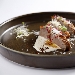 Petto d'anatra cotto a bassa temperatura su crema di Pecorino Romano DOP al sentore di caff� - -