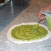 Pizza con broccoli, fior di latte, peperone crusco e formaggio mandarone
 - -