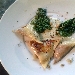 Ravioli al cioccolato con liquirizia e noci tostate - -