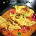 Ravioli con baccal� e patate su riduzione di pomodoro fresco dello Chef Stefano Bartolucci del Ristorante RossoDiVino di Valmontone (RM) - Ravioli ripieni di baccal� e patate con riduzione di pomodoro fresco, polvere di gambero rosso, semi di papavero e germogli di barbabietola rossa, preparati dallo Chef Stefano Bartolucci del Ristorante RossoDiVino di Valmontone (RM)
Di questo piatto � presente la ricetta nelle 