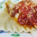 Ravioli di ricotta di Pecora (pettoloni) con rag� tipico padulese - -