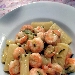 Rigatoni zucchine e gamberi - -