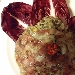 Riso in rosso, porri, radicchio e soppressata - -