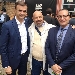 Rosario Lopa con il presidente della Coldiretti e Marco Cerreto - -