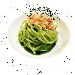 Spaghetti al pesto di pistacchi e tartare di gambero rosso - -