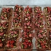 Tortino farcito con gelato di fragoline di Marsala pistacchio di bronte e bisquit al cioccolato - -